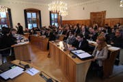 Für gewöhnlich tagt der Urner Landrat im Rathaus Altdorf. (Bild: Themenbild: Urs Hanhart)