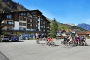 Der Dorfplatz von Emmetten - bald auch ein Sportplatz für die Schulgemeinde? (Bild Ohrengrübel)