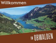 Mit dieser Tafel wird man auf dem Brünig willkommen geheissen. (Bild: PD)