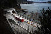 Im Kirchenwaldtunnel hats gekracht. (Bild: Archiv Neue LZ (Corinne Glanzmann))