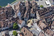Der Trail führt auch zum Kolinplatz in Zug. (Bild: PD/Zug Tourismus)