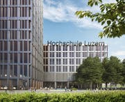 Die Fassaden des Campus, wie sie das Siegerprojekt vorsieht. (Bild: PD)