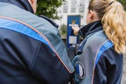 Polizeiassistenten der Luzerner Polizei. (Bild: Roger Grütter (Luzern, 5. Oktober 2016))