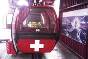 Die Titlis-Selfie-Gondel präsentiert sich im Alphütten-Look. (Bild: Titlis Bahnen)