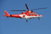 Der verunfallte Arbeiter musste mit dem Helikopter ins Spital geflogen werden. (Bild: Archiv Neue LZ)