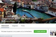 Die Facebook-Gruppe soll als Sprachrohr für Anliegen der Luzerner Bevölkerung dienen. (Bild: Screenshot / luzernerzeitung.ch)