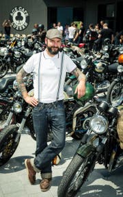 Dany Kunz, Inhaber des Ace Cafe in Rothenburg. (Bild: Philipp Schmidli)