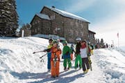 Schulkinder im Skilager in Villars-sur-Ollon. (Bild: Keystone/Pascal Muller (17. Februar 2016))