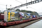 Das Projekt «rollende Fahrbahn» beinhaltet die 4-Meter-Eckhöhe auf der bestehenden Gotthardstrecke, auf der auch die Rindelfluhtunnels liegen. (Bild: Erhard Gick / Neue SZ)