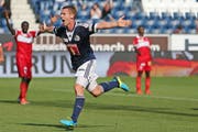 Oliver Bozanic erzielte gegen den FC Sion den entscheidenden Treffer zum 1:0. (Bild: Phiilipp Schmidli / Neue LZ)