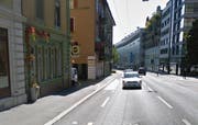 Das Restaurant «Hopfenkranz» (links) an der Zürichstrasse in Luzern. (Bild: Google Maps)