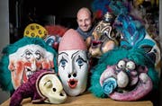 Simon Kopp war mit jedem dieser Sujets an der Fasnacht. (Bild: Boris Bürgisser (Luzern, 6. Februar 2018))