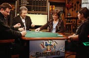 Szene aus der SF-Sendung «Samschtig-Jass». (Bild SF/Lukas Unseld)