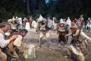 Die Luzerner Freilichtspiele lockten mit dem Stück «Stadt der Vögel» insgesamt 9500 Zuschauer an. (Bild: Nadia Schärli (Luzern, 13. Juni 2017))