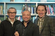 Niggi Stöcklin, Mauro Testerini, Otto Jolias Steiner (von links). (Bild: PD)