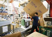 Metall-Zug-Tochter V-Zug konnte seine starke Marktposition trotz eines Umsatzrückgangs ausbauen. (Bild: Stefan Kaiser (Zug, 21. August 2017))