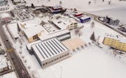 So könnte die neue Zweifachturnhalle aussehen. (Bild: Visualisierung: PD)