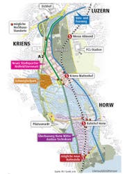Das ist in Luzern Süd in den nächsten Jahren geplant. (Bild: Grafik: jn/ls)