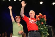 30. August 2009: Niklaus Troxler und seine Frau Ems haben zum letzten Mal das Jazzfestival Willisau organisiert und verabschieden sich. (Archivbild: Philipp Schmidli/LZ)