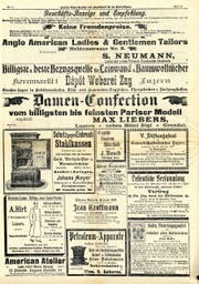 Bild: Luzerner Tages-Anzeiger, 24. Oktober 1897