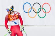Welche Region holt sich die fünf Ringe im Jahre 2026? Unser Bild zeigt den Schweizer Skifahrer an den Olympischen Winterspielen in Sotschi 2014. (Bild: Keystone)
