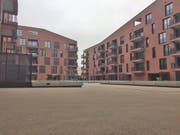 Blick in den Innenhof von Ebisquare. (Bild: René Meier (Ebikon, 24. Dezember 2017))