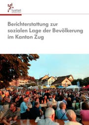 Die Titelseite des Berichts zur sozialen Lage der Bevölkerung im Kanton Zug. (Bild: PD)