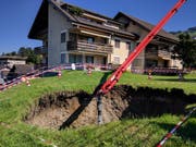 Blick auf die Wohnhäuser in der Nähe. (Bild: Geri Holdener, Bote der Urschweiz)