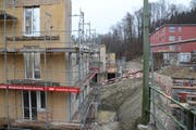 Die erneuerten Wohnungen sollen im April 2019 bezugsbereit sein. (Bild: Lucien Rahm (Luzern, 29. März 2018))