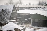 Hier, im Ortsteil Rufswil, wurde am Dienstag ein Teil der Rinder abtransportiert. (Bild: Urs Flüeler/Keystone (Ufhusen, 20. Dezember 2017))