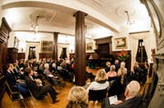 Am Kammermusikfestival «Klang» werden u.a. aufspielen: das Leipziger Streichquartett mit Fabio di Casola, das Amar-Quartett und das Trio Ramon Jaffé. (Bild: Archiv Neue LZ)