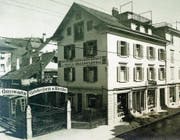 Was nun sein Ende nimmt, hat 1911 an der Bahnhofstrasse 8 in Zug begonnen. Hier nahm Gründer Josef Speck-Brandenberg seinen Druckerei-betrieb auf. (Bild: PD)