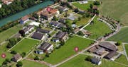 1) Neubau von Wohnplätzen, 2) Klostersanierung zur Schaffung eines Zentrums für Arbeit und Beschäftigung 3) behindertengerechte Arealgestaltung. (Bild: PD)