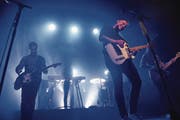 Überzeugen das Urner Publikum am Festival Andermatt Live: die Musiker der Schweizer Band Hecht. (Bild: Urs Hanhart (Andermatt, 17. März 2017))