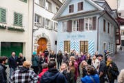 Die Neuzuzüger besuchen auch die Münzgasse... (Bild: Roger Grütter)