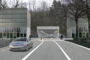 Ist beerdigt: Stadttunnel Zug. (Bild: Visualisierung PD)