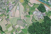 Die Kantonsstrasse zwischen Schachen und Inwil wird an fünf Wochenenden gesperrt. (Bild: map.search.ch)