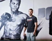 Janosch Nietlispach im von ihm mit aufgebauten Fitnesscenter im Hünenberger Bösch. (Bild Stefan Kaiser)