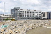Im Bild: Das neue Zuhause der HSLU – Design und Kunst. Im Sommer 2016 zieht mehr als die Hälfte in die Viscosistadt. (Bild: Hochschule Luzern)