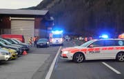 Die Unfallstelle in Ried-Muotathal. (Bild: Kantonspolizei Schwyz)