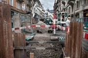 Seit 2015 wird im Hirschmattquartier gearbeitet. Nun starten die Arbeiten am Kauffmannweg. Im Bild: die Frankenstrasse. (Bild: Boris Bürgisser / Neue LZ)