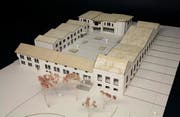 So soll das neue Jugend- und Kulturzentrum in Kriens aussehen. (Modellansicht pd)