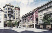 Das Projekt der Buol & Zünd Architekten für den Neubau an der Kapellgasse 4. Visualisierung: PD