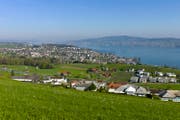 Blick auf Wollerau. (Bild: Martin Rütschi/Keystone)