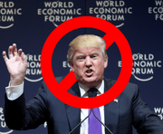 US-Präsident Donald Trump ist am WEF in Davos nicht willkommen. Eine Online-Petition will den geplanten Versuch verhindern. (Bild: Screenshot campax.org (10. Januar 2018))