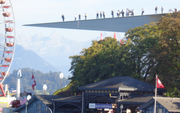 HORROR! Gruppe verirrt sich aufs KKL-Dach (Bild: Josef Müller)