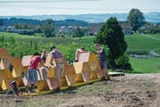 Rund 300 Helfer sind für das Waldstock im Einsatz. (Bild: Maria Schmid (Steinhausen, 29. Juli 2017))