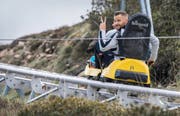 Für ihn sieht die Welt wieder positiver aus: Haris Seferovic will nun mit der Schweizer Nationalmannschaft Vollgas geben. (Bild: Keystone/Samuel Golay)