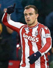 Xherdan Shaqiri – laut BBC der «Man of the Match». (Bild: Dave Thompson/Keystone)
