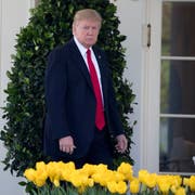 US-Präsident Donald Trump. (Bild: Shawn Thew/EPA (Washington, 5. April 2017))